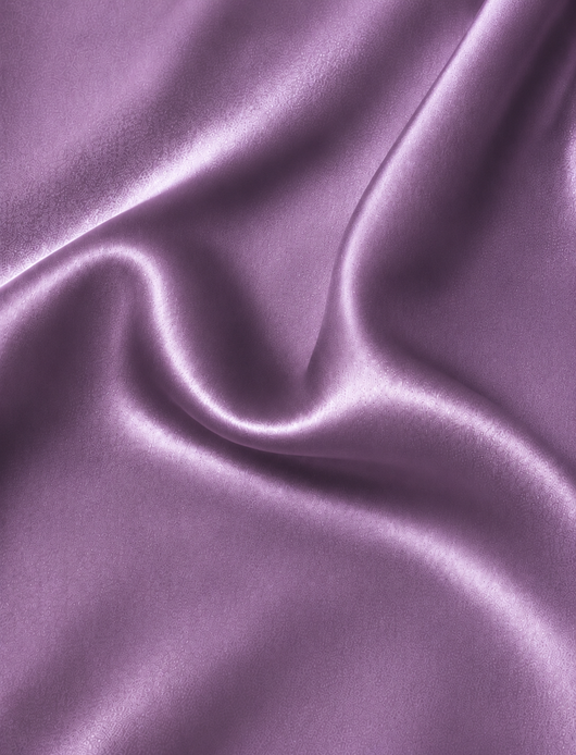 Taie d'Oreiller Violet Améthyste en Soie de Mûrier
